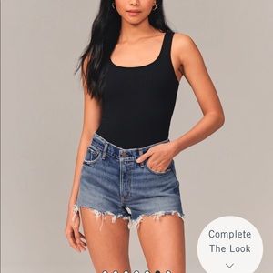 A&F High Rise Mom Shorts